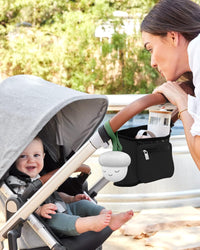 Skip Hop Stroller Organizer with Cup Holders, Grab & Go, Black
