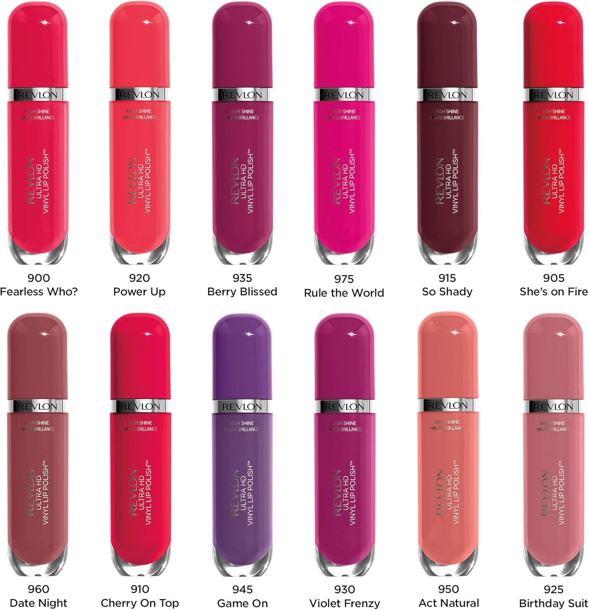 Revlon Ultra Hd Vinyl Lip Polish, 905 She's On Fire, 5.9 ml