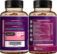 Hair Growth Vitamins for Women | Biotin 10,000mcg, Collagen, Patented OptiMSM®, goMCT®, Saw Palmetto | Naturally Regrow Stronger & Healthier Hair, Skin and Nails | Stops Hair Loss | 60 Day Supply