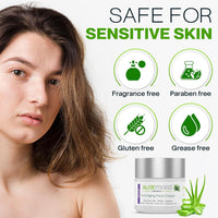Anti Aging Retinol Cream for Face with Hyaluronic Acid, Vitamin C & E, Pure Aloe Vera Gel, Green Tea, Glycolic Acid – Retinol Eye Cream, Fine Line & Wrinkle Cream for Women & Men – 1.7 FL Oz