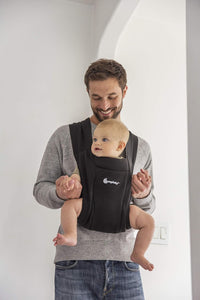 Cozy Newborn Essentials Baby Carrier Wrap (Pure Black)
