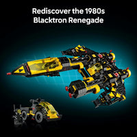 LEGO® Icons Blacktron Renegade 10355 Spaceship Model Building Kit for Adults,