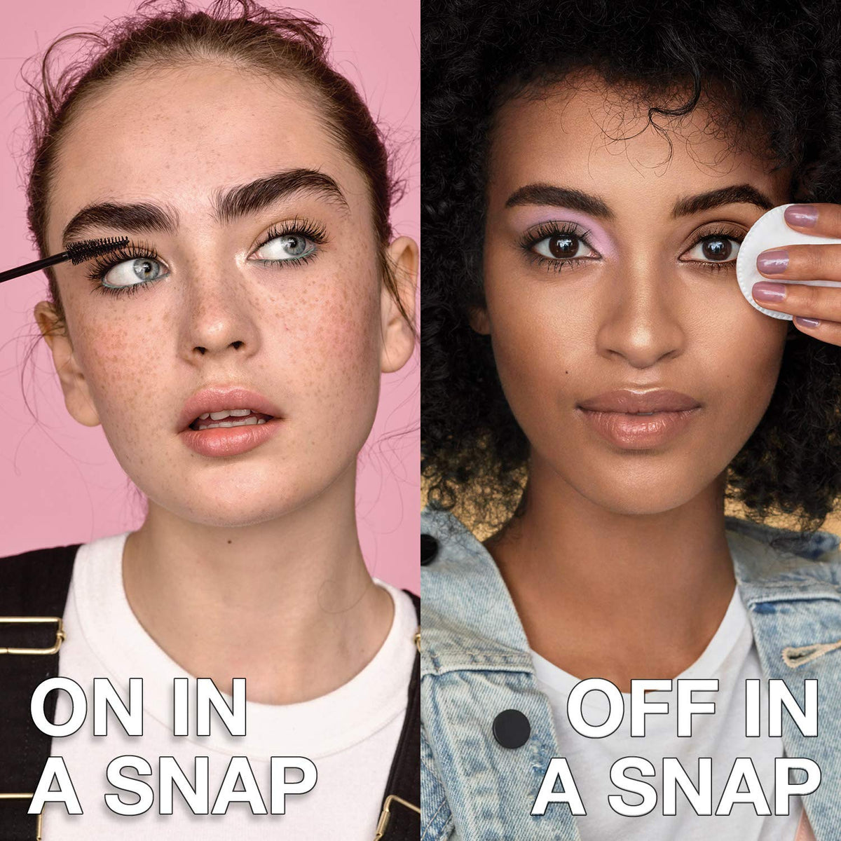 Maybelline New York Snapscara Washable Mascara, 300 WASHABLE PITCH BLACK