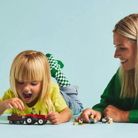 LEGO City Red Farm Tractor with Trailer & Sheep Kids Toy for 4+