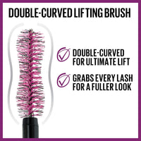 Maybelline The Falsies Lash Lift Washable Mascara Volumizing,Blackest Black