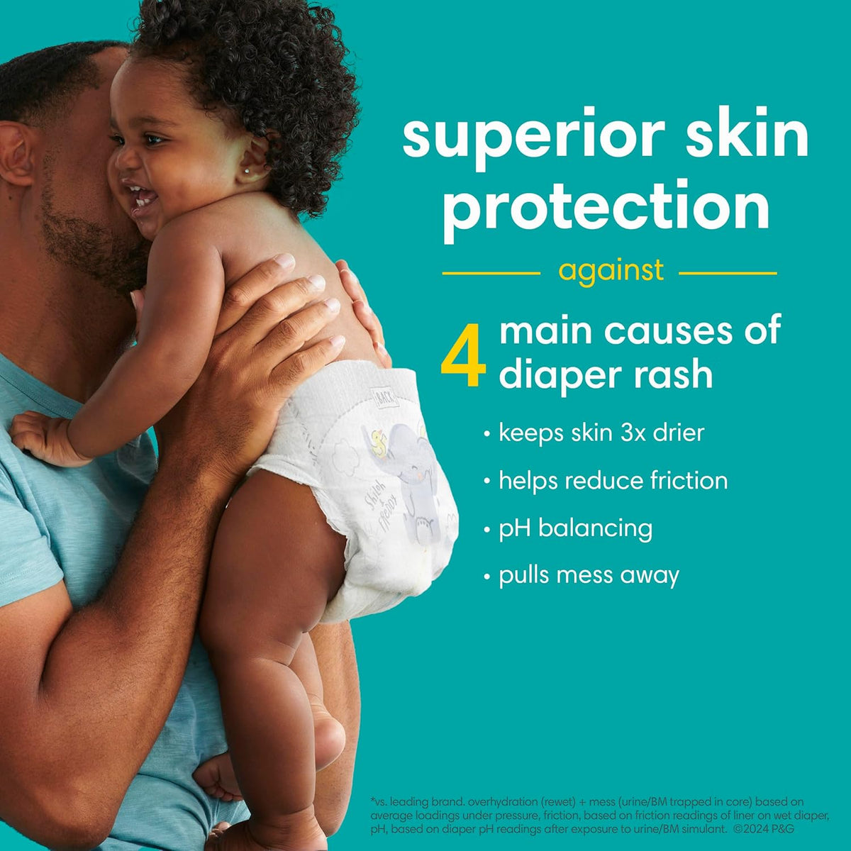 Pampers Diapers Size 7, 88 Count - Swaddlers Disposable Baby Diapers, (Packaging May Vary)