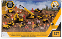 CAT Construction Toys, Little Machines Mega Activity Playset w/ 41 Pieces,Toys 3+