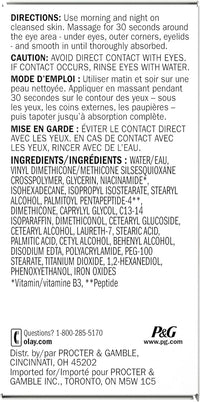 Olay Eyes Ultimate Eye Cream for Wrinkles, Puffy Eyes and Under Eye Dark Circles, 0.4 Fl Oz