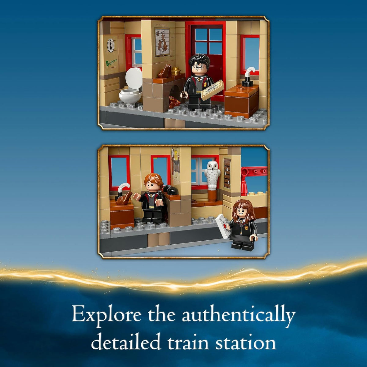 LEGO® Harry Potter™ Hogwarts Express™ & Hogsmeade™ Station 76423 Building Toy Set; Toys Idea for Fans Aged 8 and Up;