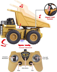 JOYIN 2 PCS Remote Control Construction Vehicle Toy Set