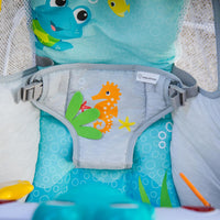 Baby Einstein Ocean Explorers Musical Bouncer Infant Seat, Kick to It Neptune, Unisex, for Ages 0-6 Months up to 20 lbs