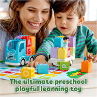 LEGO DUPLO My First Alphabet Truck 10915 ABC Letters Learning Toy for Toddlers, Fun Kids’ Educational Building Toy