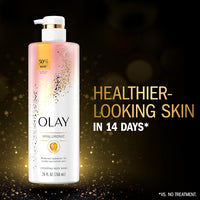 Olay Cleansing & Nourishing Body Wash for Women with Vitamin B3 and Hyaluronic Acid, Younger & Healthier Looking Skin, Fast Absorbing Formula, 26 fl oz