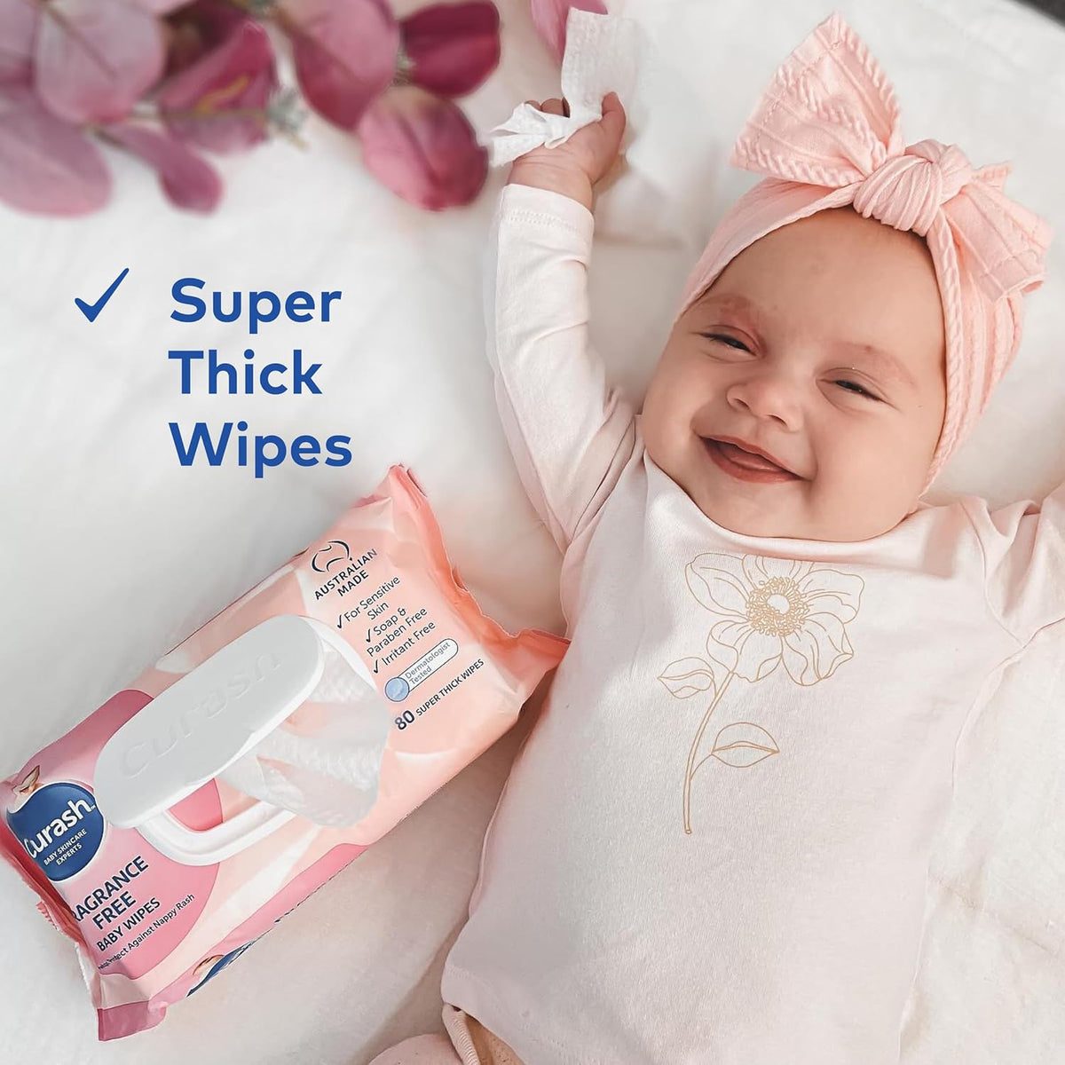 Curash Fragrance Free Baby Wipes -640 Wipes