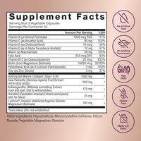 FORCE FACTOR Hair Growth Accelerator Multivitamin for Women & Men, with Lustriva, Biotin, 90 Capsules