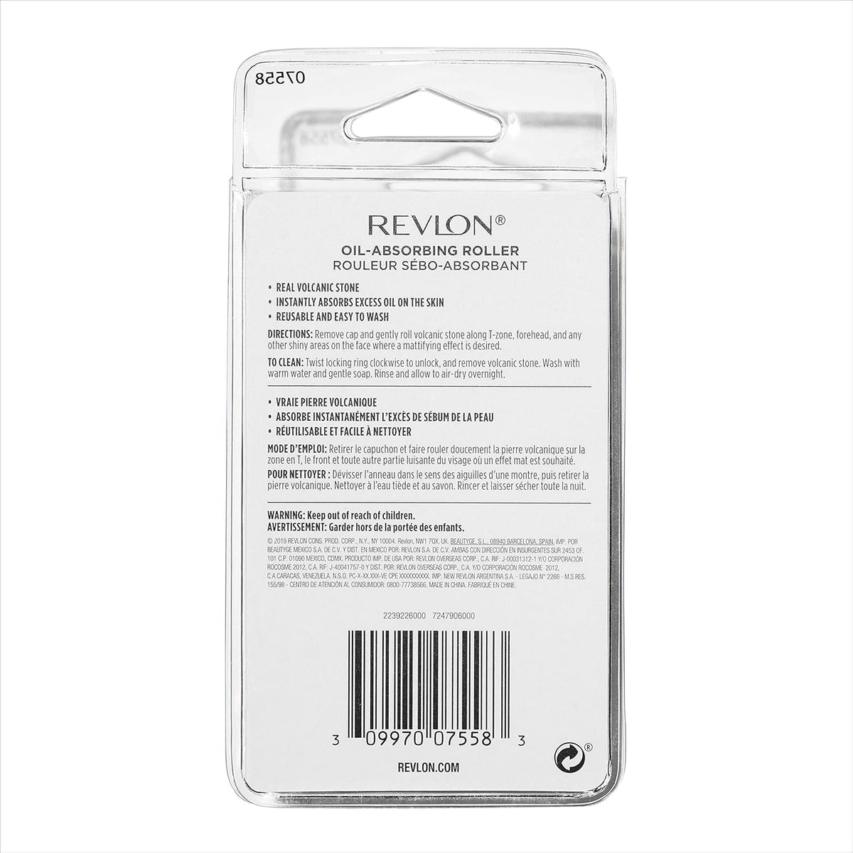 Revlon Face Roller, Oily Skin Control for Makeup
