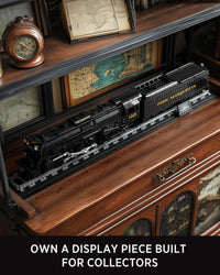 Nifeliz 1225 Locomotive Building Set, Classic Steam Train Model Toy for Adult Collectors, Display and Gift Giving (1,587 PCS, NF10323)