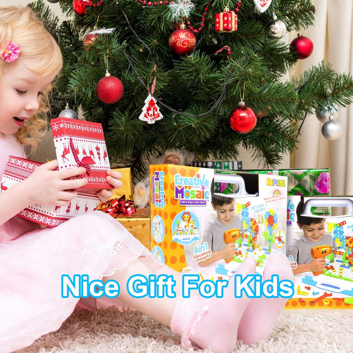 237 Pieces Electric DIY Drill Educational Set, STEM Learning Toys
