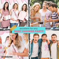 Mom to be Sash Baby Shower Set