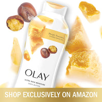 Olay Body Wash Ultra Rich Moisture for Women, Deeply Nourishes, Vitamin B3 Complex, Clinically Proven, Shea Butter Scent, 22 fl oz (Pack of 4)