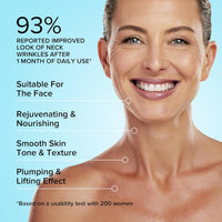 MAREE Neck Cream - Neck Creams for Tightening and Firming with Hyaluronic Acid - Face Moisturizer for Women - Skin Care Tighten and Lift - Facial Lifting - Anti Aging & Wrinkles Treatment - 1.7 fl oz