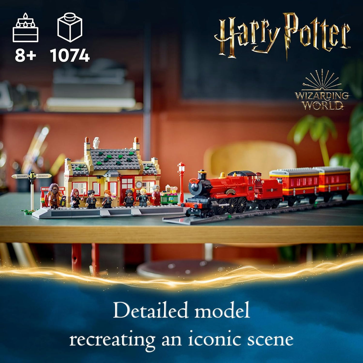 LEGO® Harry Potter™ Hogwarts Express™ & Hogsmeade™ Station 76423 Building Toy Set; Toys Idea for Fans Aged 8 and Up;
