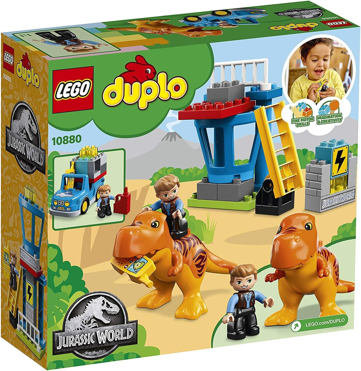 LEGO DUPLO Jurassic World T. rex Tower 10880 Playset Toys