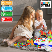 237 Pieces Electric DIY Drill Educational Set, STEM Learning Toys