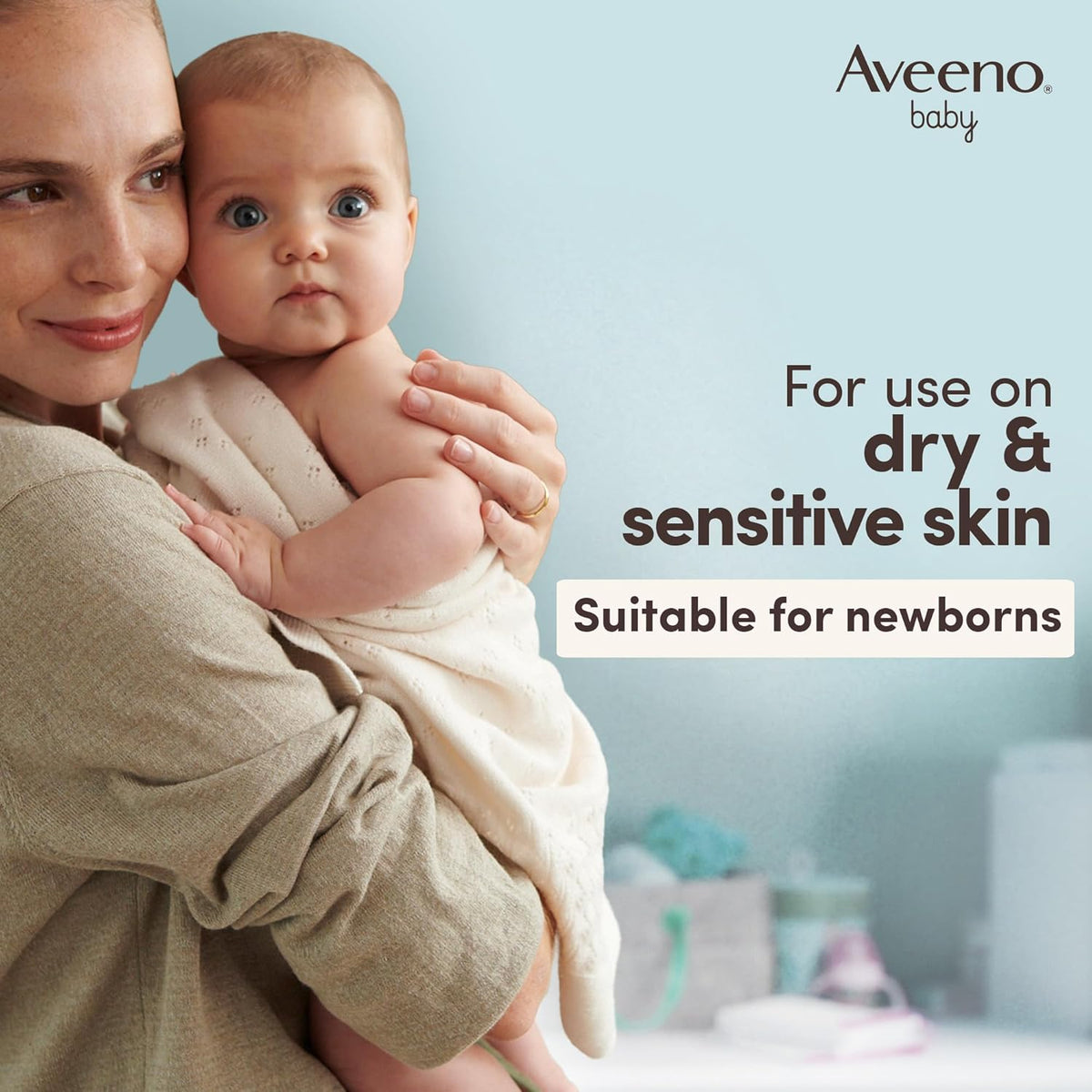 Aveeno Baby Wipes (Daily Care) - Pack of 12 (864 Wipes In Total) (Pack of 1)