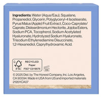Honest Beauty Hydrogel Cream with Hyaluronic Acid, Jojoba, + Squalane | Oil Free, Lightweight, Moisturizing | EWG Verified, Vegan + Cruelty Free | 1.7 fl oz