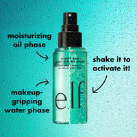 e.l.f. Power Grip Dewy Setting Spray, Ultra Fine Mist Made With Hyaluronic Acid