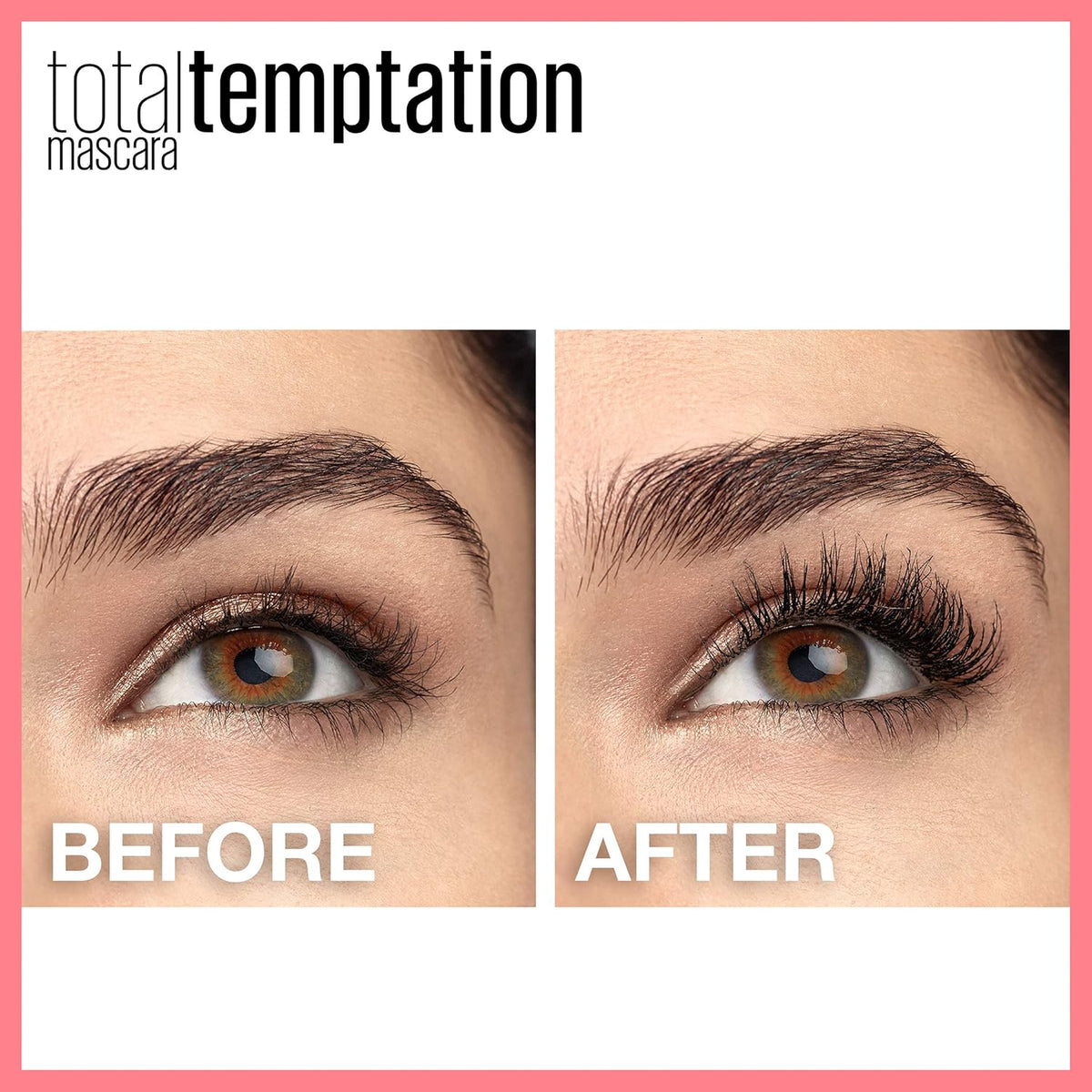 Maybelline New York Total Temptation Washable Mascara, Blackest Black, 0.27 fl. oz.