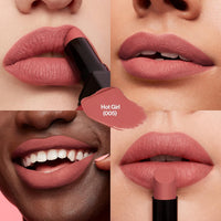REVLON Lipstick, ColorStay Suede Ink, Built-in Primer, Infused with Vitamin E, Waterproof, Smudge-proof, Matte Color, 005 Hot Girl, 0.09 oz.