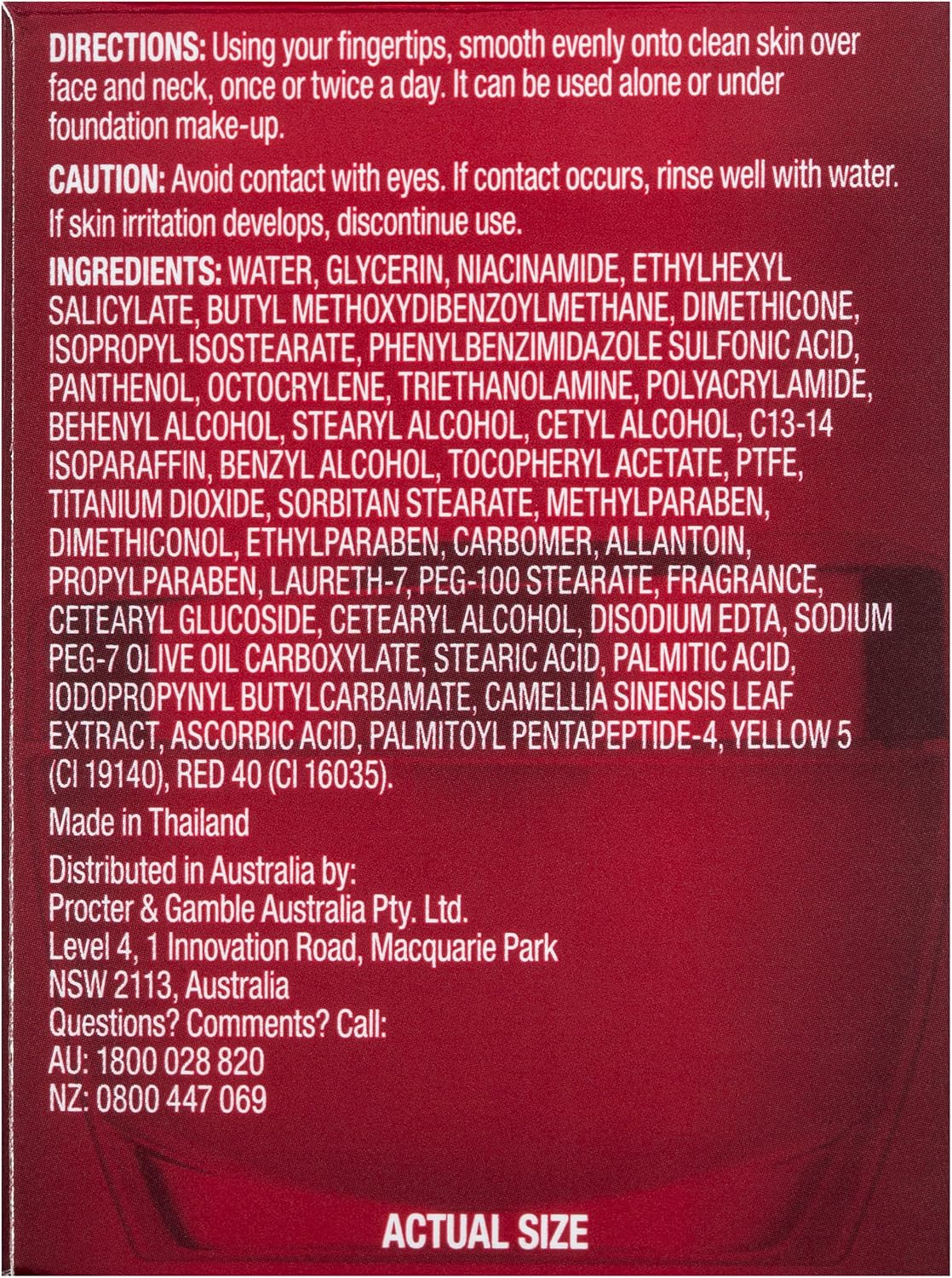 Olay Regenerist Revitalising Hydration Face Cream Moisturiser SPF15 50g