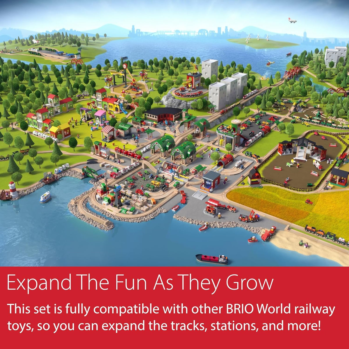 BRIO - Metro Railway Set 20 Pieces