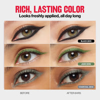 Revlon ColorStay Pencil Waterproof Eyeliner, Smudge-Proof, Eye Makeup with Built-In Sharpener, Packaging May Vary, 201 Black, 2 pack