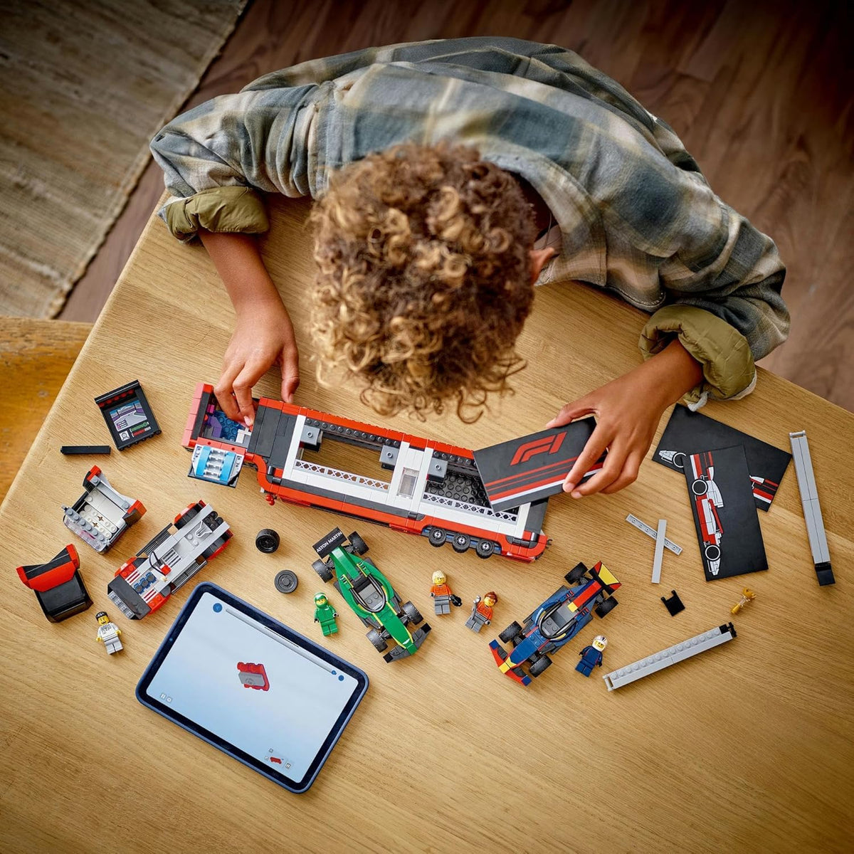 LEGO City F1 Truck with RB20 & AMR24 F1 Cars, Kids Toy for 8+ Year Old Boys & Girls