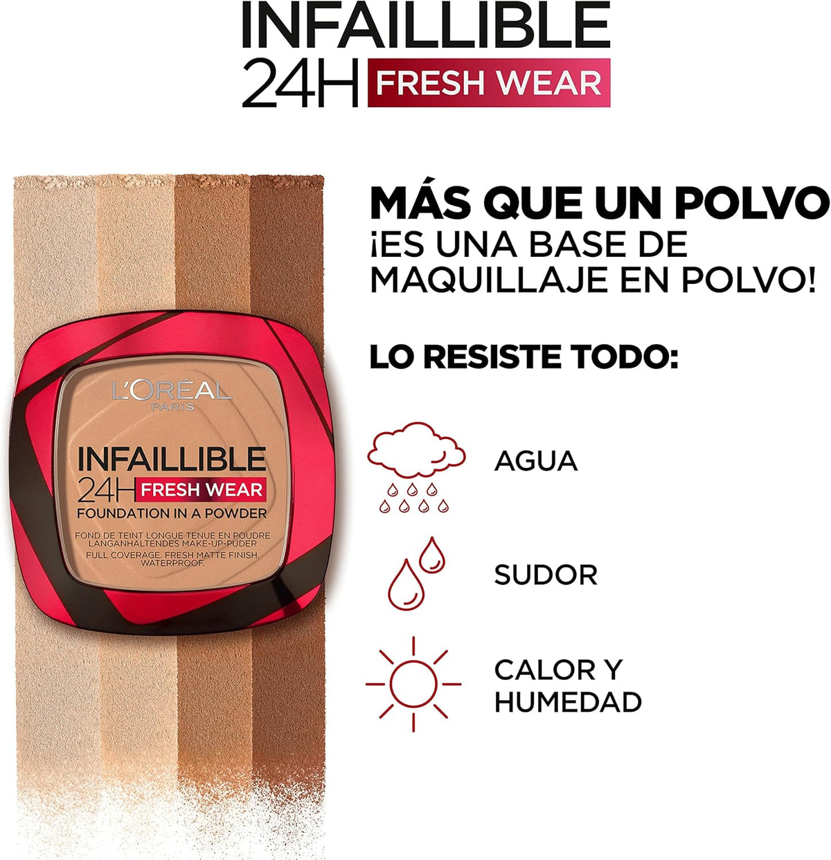 L’Oréal Paris Infallible Foundation in a Powder 245 Golden Honey