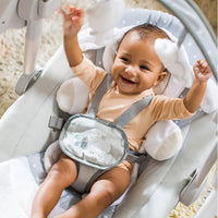 Ingenuity Comfort 2 Go Compact Portable 6-Speed Cushioned Baby Swing with Music