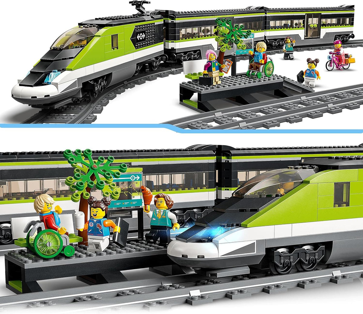 City Express Passenger Train Set, Remote Controlled Train Toy for 7+