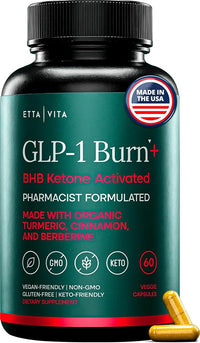 GLP-1 Supplement for Appetite Support with BHB Ketones, ACV, Berberine HCL,Made In USA