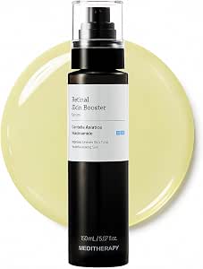 MEDITHERAPY Retinal Skin Booster Serum 5.07 fl oz | Retinaldehyde, Niacinamide, Cica | Korean Hydrating Face & Body Serum for Dull, Uneven Skin, All Skin Types, K-Beauty