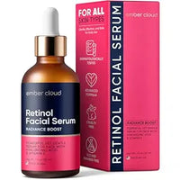 Retinol Serum for Face with Hyaluronic Acid, Vitamin E & Aloe Vera Anti-Aging Serum Supports Even Tone and Hydration Paraben&Fragrance-Free Cruelty Free All Skin Types Made in USA (1 Oz)