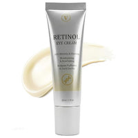 Retinol Under Eye Cream for Dark Circles and Puffiness, 1 Fl Oz | Retinol Eye Cream for Fine Lines, Firming & Moisturizing Skin Care Formula for Women & Men