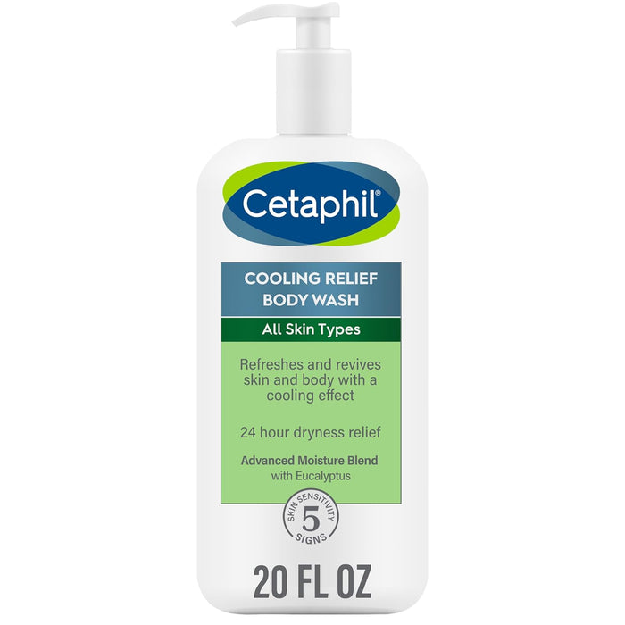 Cetaphil Cooling Relief Body Wash, For All Skin Types, 20 oz