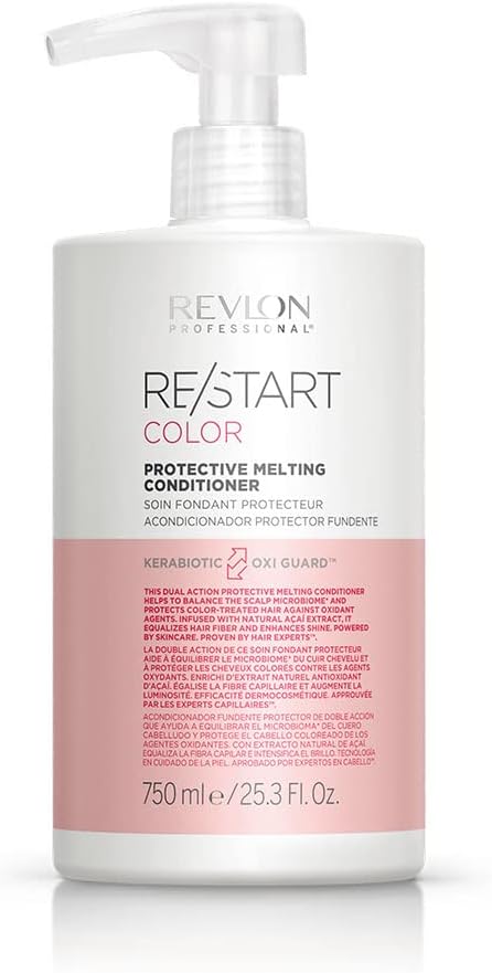 REVLON PROFESSIONAL RE/START Colour Protective Melting Conditioner, 750 ml, Delicate Creamy Conditioner for Hair, Conditioner for Colour Protection & Shine, Protective Hair Care for Coloured Hair