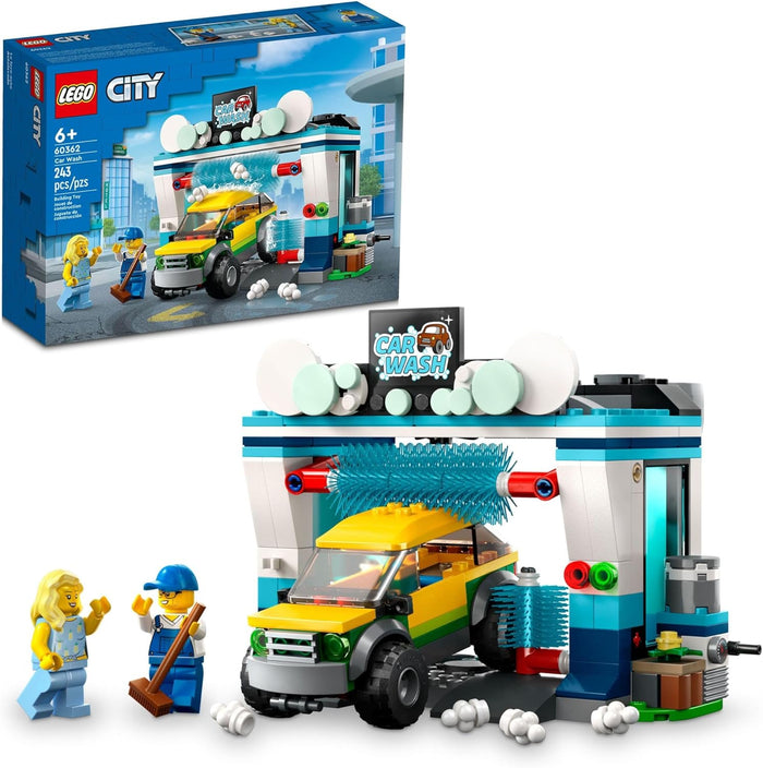 LEGO City Car Wash 60362 Building Toy Set, Fun Gift Idea for Kids Ages 6+