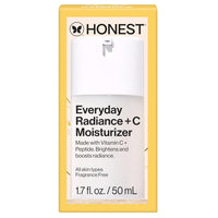 Honest Beauty Everyday Radiance Vitamin C Moisturizer | Improves Skin Tone | Vitamin C, Niacinamide, Pearl | EWG Verified, Vegan + Cruelty Free | 1.7 fl oz