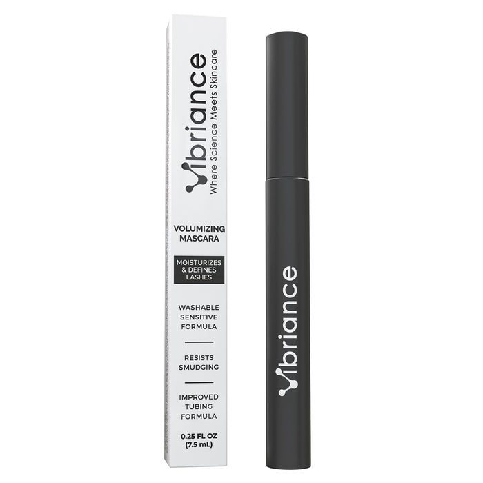 Vibriance Volumizing Tubing Mascara, Soft Black - Hypoallergenic, USA Made - Moisturizing, Lifting, Long-Lasting - Special Tube Formula for 50+