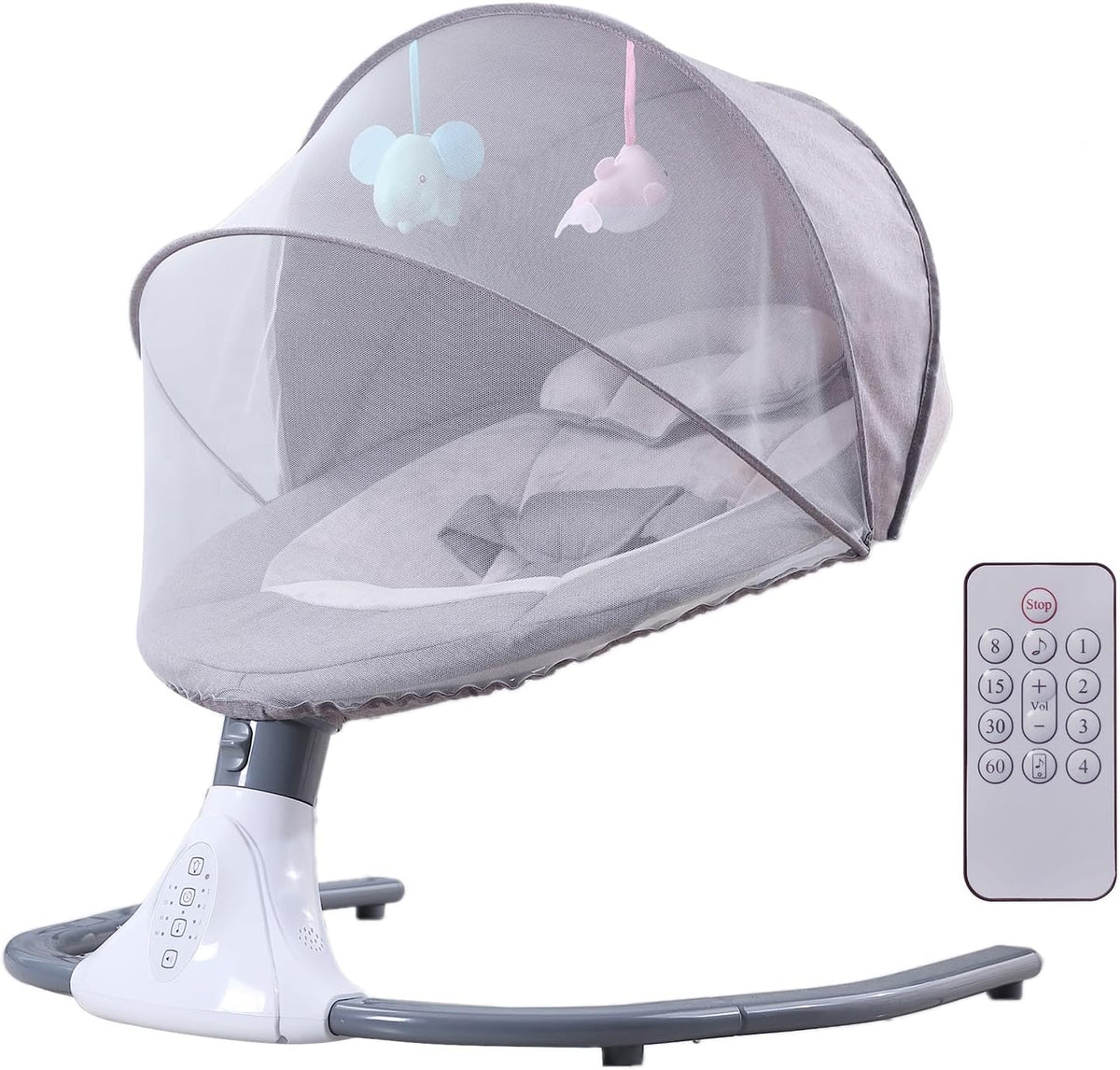 Baby Swing Chair Baby Swing and Bouncer - Electric Baby Bouncer Chair with Remote Control